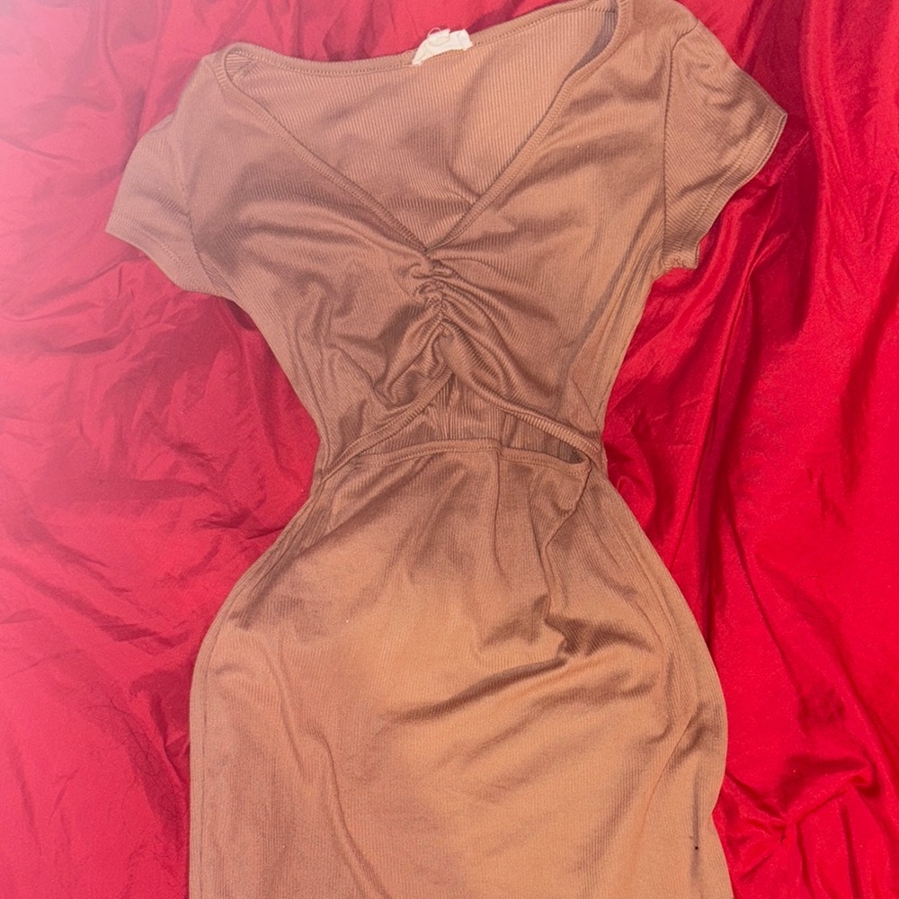 Bodycon Tan Women's Dress